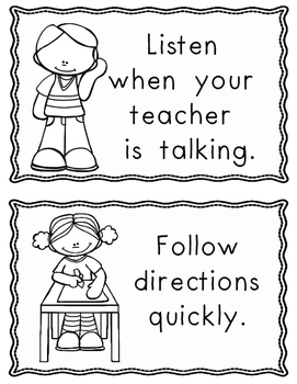 instructions clipart black and white