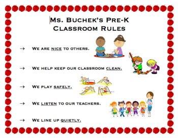 Preview of Classroom Rules