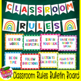 Classroom Rules Bulletin board | Back to school decorations