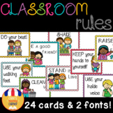 Classroom Rule Cards for Preschool, Pre-K, Kindergarten & 