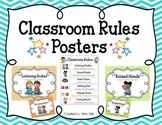 Classroom Rules (Chevron & Polka Dot Posters)