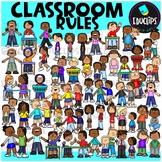 Classroom Rules Clip Art Set{Educlips Clipart}