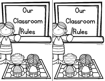 Classroom Rules Coloring Book by Brittany Melzer | TpT