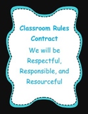 Classroom Rules Contract