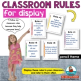 Classroom Rules | Display | Teach Citizenship | Classroom 
