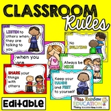 Classroom Rules (Editable)