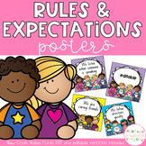 Classroom Rules - Editable & New South Wales Fonts