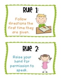 Classroom Rules Freebie!