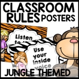 Classroom Rules Classroom Decor Jungle Themed