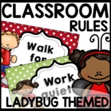 Ladybug Themed Classroom Decor | Classroom Rules Ladybug Themed