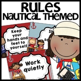 Classroom Rules (Nautical Themed)