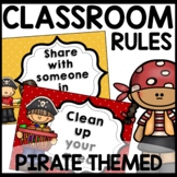 Classroom Rules Pirate Themed Classroom Decor