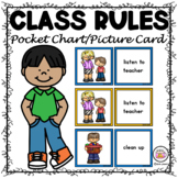 Classroom Rules – Pocket Chart/Picture Card - DOLLAR DEAL