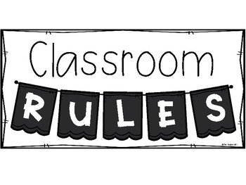 Image result for Classroom Rules banner
