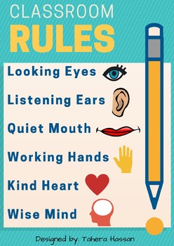 Classroom Rules Poster 1 ~ Freebie by ANT POWER | TpT