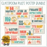 Classroom Rules Poster Bundle_Bulletin Board Kit Or Class 