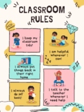 Classroom Rules Poster Cultural Diversity
