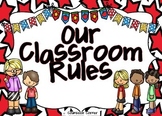 Our Classroom Rules Poster Set {Bright Stars}