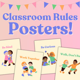 Classroom Rules Poster Set | Minimalist & Trendy Classroom