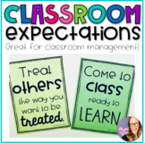 Classroom Expectations- Positive Classroom Posters