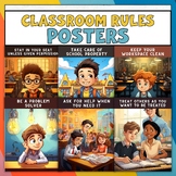 Classroom Rules Posters | Character Trait Posters | Back t
