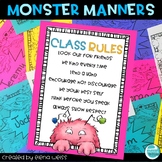 Classroom Rules Posters: Monster Manners