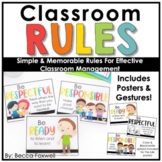 Classroom Rules | Posters and Gestures | Classroom Managem