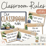 Classroom Rules Posters for Classroom Management | Boho Pl
