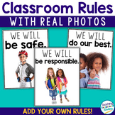 Classroom Rules Posters with Photos