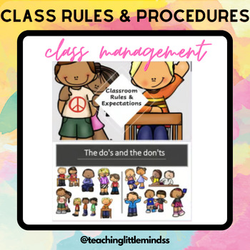 Preview of Classroom Rules & Procedures