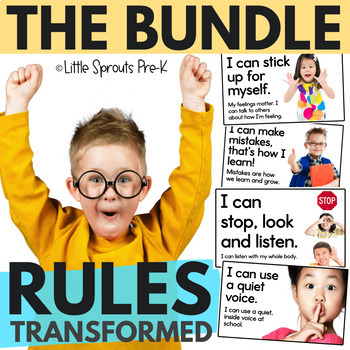 Preview of Classroom Rules | Rules and Expectations in PreK and Beyond | THE BUNDLE