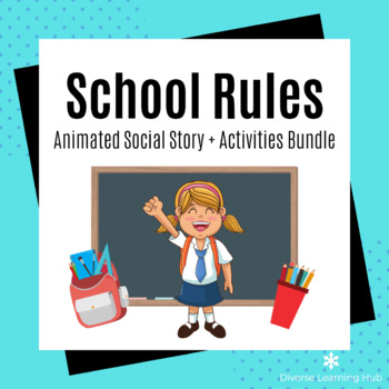 Preview of Classroom Rules - Social Story for Special Education / Autism / Early Elementary