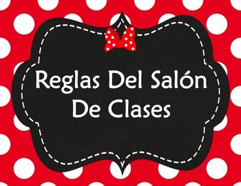 Preview of Classroom Rules Spanish - Reglas del Salon (Editable Templates)