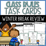 Classroom Rules Task Cards Classroom Procedures Winter Bre