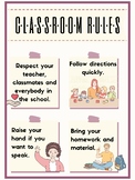 Classroom Rules - Vintage Style