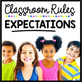 Classroom Rules and Expectations GOOGLE SLIDES compatible slideshow School rules