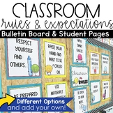 Classroom Rules and Expectations Posters Slides Bulletin Board