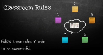 Preview of Classroom Rules and Expectations Prezi
