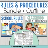 Classroom Rules and Expectations - Procedures Bundle - Bac