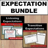 Classroom Rules and Expectations  for Listening and Transi