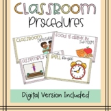 Classroom Rules and Procedures Powerpoint - Editable  