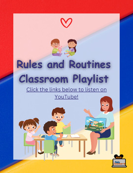 Preview of Classroom Rules and Routines Playlist