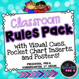 Classroom Rules Pack ● Preschool, PreK, Kindergarten ● Bac