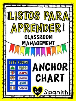 Anchor Chart In Spanish