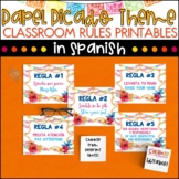 Classroom Rules in Spanish - Papel Picado Theme