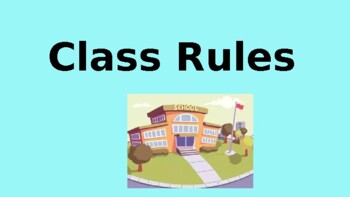 Preview of Classroom Rules ppt