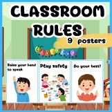 Classroom Rules, printable, posters for classroom decor