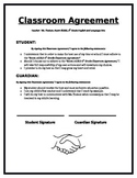 Classroom Rules/Agreement