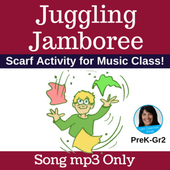 Preview of Classroom Scarf Song & Activity | Music Opposites | Original Song mp3 Only