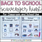 Classroom Scavenger Hunt Editable